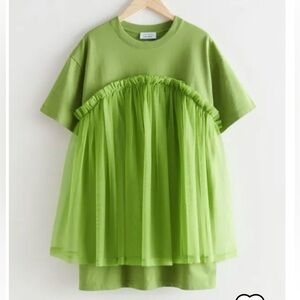 Other stories Minjukim tulle tiered mini dress Sz s